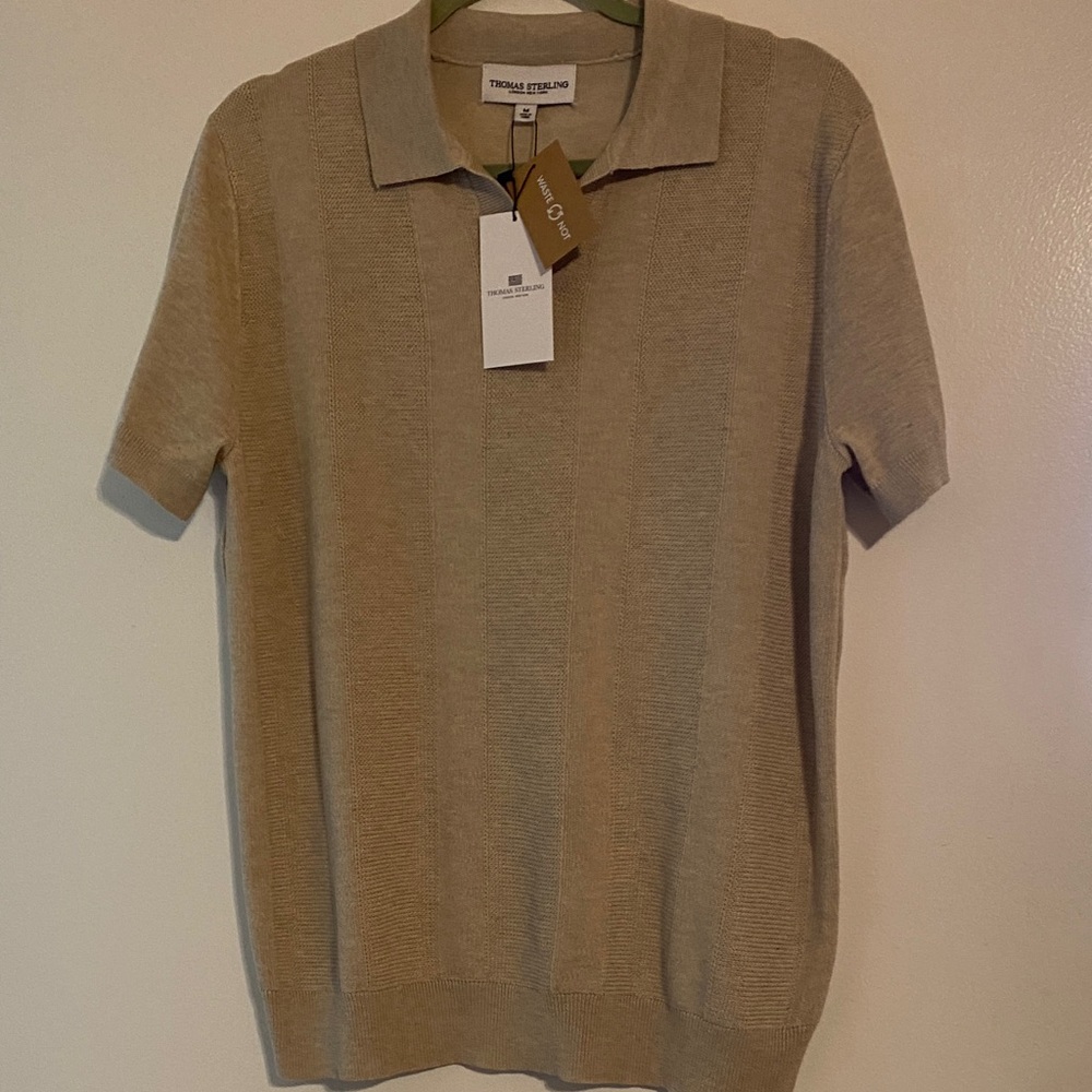 Beige Polo Shirt for Men